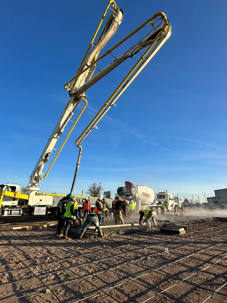 Commercial Slab Pour in Longmont
