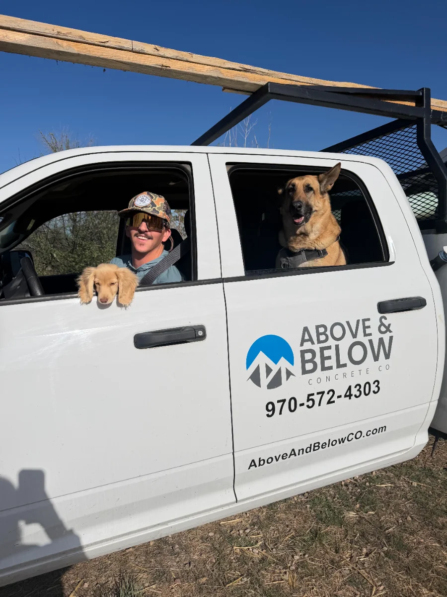 The team at Above and Below Concrete